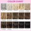 image:imageREECHO Clip in Hair Extensions  4PCS Lace Weft 14 Short Wavy Invisible Clip Ins Natural Soft Hairpieces for Women Golden Blonde With Highlights