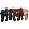 image:imageREECHO 24 1Pack 34 Full Head Curly Wave Clips in on Synthetic Hair Extensions HE008 Hairpieces for Women 5 Clips per PieceNatural BlackDark Brown