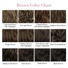 image:imageREECHO 24 1Pack 34 Full Head Curly Wave Clips in on Synthetic Hair Extensions HE008 Hairpieces for Women 5 Clips per PieceNatural BlackDark Brown to Ash Blonde