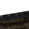 image:imageREECHO 24 1Pack 34 Full Head Curly Wave Clips in on Synthetic Hair Extensions HE008 Hairpieces for Women 5 Clips per PieceNatural BlackGinger Brown