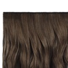 image:imageREECHO 24 1Pack 34 Full Head Curly Wave Clips in on Synthetic Hair Extensions HE008 Hairpieces for Women 5 Clips per PieceNatural BlackGinger Brown
