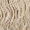 image:imageREECHO 24 1Pack 34 Full Head Curly Wave Clips in on Synthetic Hair Extensions HE008 Hairpieces for Women 5 Clips per PieceNatural BlackLight Blonde