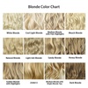 image:imageREECHO 24 1Pack 34 Full Head Curly Wave Clips in on Synthetic Hair Extensions HE008 Hairpieces for Women 5 Clips per PieceNatural BlackMedium Blonde with Pale Highlights