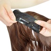 image:imageREECHO 24 1Pack 34 Full Head Curly Wave Clips in on Synthetic Hair Extensions HE008 Hairpieces for Women 5 Clips per PieceNatural BlackMedium Warm Brown