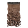 image:imageREECHO 24 1Pack 34 Full Head Curly Wave Clips in on Synthetic Hair Extensions HE008 Hairpieces for Women 5 Clips per PieceNatural BlackMedium Warm Brown