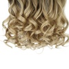 image:imageREECHO 24 1Pack 34 Full Head Curly Wave Clips in on Synthetic Hair Extensions HE008 Hairpieces for Women 5 Clips per PieceNatural BlackOmbre Light Brown to Dirty Blonde