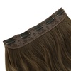 image:imageREECHO 24 1Pack 34 Full Head Curly Wave Clips in on Synthetic Hair Extensions HE008 Hairpieces for Women 5 Clips per PieceNatural BlackOmbre Light Brown to Dirty Blonde