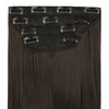 image:imageREECHO 28 Straight Long 4 PCS Set Thick Clip in on Hair Extensions Dark Ash BlondeBlack Brown  Straight