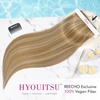 image:imageREECHO 28 Straight Long 4 PCS Set Thick Clip in on Hair Extensions Dark Ash BlondeDark Blonde with Highlights