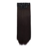 image:imageREECHO 28 Straight Long 4 PCS Set Thick Clip in on Hair Extensions Dark Ash BlondeDark Brown