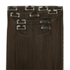 image:imageREECHO 28 Straight Long 4 PCS Set Thick Clip in on Hair Extensions Dark Ash BlondeMedium Ash Brown  Straight
