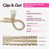 image:imageREECHO 6PCS Clip in Braid Hair Extensions for Women 14 Inch Clip in Braids Synthetic Braided Hairpieces for Daily Costume Party Medium Blonde with Pale HighlightsMedium Blonde with Pale Highlights