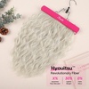 image:imageREECHO Clip in Hair Extensions 4PCS Hair Extensions 14 Short Wavy Invisible Lace Weft Natural Soft Hairpieces for Women  Light Brown with Blonde HighlightsPlatinum Blonde