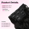 image:imageREECHO Clip in Hair Extensions 4PCS Hair Extensions 14 Short Wavy Invisible Lace Weft Natural Soft Hairpieces for Women  Light Brown with Blonde HighlightsBlack Brown