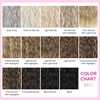 image:imageREECHO Clip in Hair Extensions 4PCS Hair Extensions 14 Short Wavy Invisible Lace Weft Natural Soft Hairpieces for Women  Light Brown with Blonde HighlightsChocolate Brown