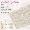 image:imageREECHO Clip in Hair Extensions 5PCS 24 Beach Wavy Invisible Lace WeftsPlatinum Blonde