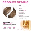 image:imageREECHO Clip in Hair Volumizer 2PCS 12 inch Short Thick Clip in Hairpieces Adding Extra Volume Hair Extensions for Women  Dark Brown with HighlightsChocolate Brown with Highlights