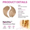 image:imageREECHO Clip in Hair Volumizer 2PCS 12 inch Short Thick Clip in Hairpieces Adding Extra Volume Hair Extensions for Women  Dark Brown with HighlightsDark Blonde