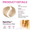 image:imageREECHO Clip in Hair Volumizer 2PCS 12 inch Short Thick Clip in Hairpieces Adding Extra Volume Hair Extensions for Women  Dark Brown with HighlightsMedium Blonde