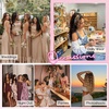 image:imageREECHO Curly Hair Extensions  4PCS 18 GoGo Curly Clip in Hair Extensions 100 Super Protein Hairpieces with Invisible Lace Weft Silky Soft Natural Look for Women  Chocolate Brown with Lighter EndsGolden Walnut