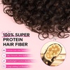 image:imageREECHO Curly Hair Extensions  4PCS 18 GoGo Curly Clip in Hair Extensions 100 Super Protein Hairpieces with Invisible Lace Weft Silky Soft Natural Look for Women  Chocolate Brown with Lighter EndsDark Brown