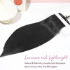 image:imageREECHO Hair Extensions 11PCS Clip in Hair Extensions 28 Long Straight hair extensions HE005 Natural Soft Synthetic Hairpieces for Women BlackBlack