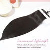 image:imageREECHO Hair Extensions 11PCS Clip in Hair Extensions 28 Long Straight hair extensions HE005 Natural Soft Synthetic Hairpieces for Women BlackBlack Brown