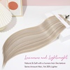 image:imageREECHO Hair Extensions 11PCS Clip in Hair Extensions 28 Long Straight hair extensions HE005 Natural Soft Synthetic Hairpieces for Women BlackHoney Blonde with Highlights