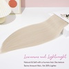 image:imageREECHO Hair Extensions 11PCS Clip in Hair Extensions 28 Long Straight hair extensions HE005 Natural Soft Synthetic Hairpieces for Women BlackLight Blonde