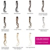 image:imageREECHO Long Side Air Bangs Wavy Curly Clip in Curtain Bangs Front Side Bangs FaceFraming Highlights for Women Daily Use 2 PCS Set Long TemplesWarm Brown