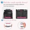 image:imageREECHO Long Side Air Bangs Wavy Curly Clip in Curtain Bangs Front Side Bangs FaceFraming Highlights for Women Daily Use 2 PCS Set Long TemplesWarm Brown