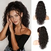 image:imageREECHO Ponytail Extension 14 Inch Curly Claw Pony Tails Hair Extensions Clip in Ponytail Hair Extensions Natural Synthetic Hairpiece for Women Everyday Wear  Platinum BlondeBlack Brown