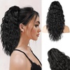 image:imageREECHO Ponytail Extension 14 Inch Curly Claw Pony Tails Hair Extensions Clip in Ponytail Hair Extensions Natural Synthetic Hairpiece for Women Everyday Wear  Platinum BlondeBlack