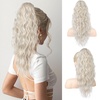 image:imageREECHO Ponytail Extension 14 Inch Curly Claw Pony Tails Hair Extensions Clip in Ponytail Hair Extensions Natural Synthetic Hairpiece for Women Everyday Wear  Platinum BlondePlatinum Blonde