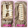 image:imageREECHO Ponytail Extension 14 Inch Curly Claw Pony Tails Hair Extensions Clip in Ponytail Hair Extensions Natural Synthetic Hairpiece for Women Everyday Wear  Platinum BlondeDark Ash Blonde with Golden Ends