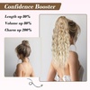 image:imageREECHO Ponytail Extension 14 Inch Curly Claw Pony Tails Hair Extensions Clip in Ponytail Hair Extensions Natural Synthetic Hairpiece for Women Everyday Wear  Platinum BlondePlatinum Blonde