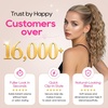 image:imageREECHO Ponytail Extension 14 Inch Curly Claw Pony Tails Hair Extensions Clip in Ponytail Hair Extensions Natural Synthetic Hairpiece for Women Everyday Wear  Platinum BlondeAsh Blonde with Blonde Highlights