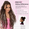 image:imageREECHO Ponytail Extension 30 Long Claw Clip Ponytail Extension for Women Curly Pony Tails Hair Extensions Clip in Synthetic Hairpiece for Women Platinum BlondePlatinum Blonde