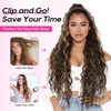 image:imageREECHO Ponytail Extension 30 Long Claw Clip Ponytail Extension for Women Curly Pony Tails Hair Extensions Clip in Synthetic Hairpiece for Women Platinum BlondePlatinum Blonde