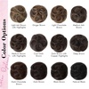 image:imageREECHO Space Bun Hair Pieces 2 PCS Mini Claw Clip in Messy amp Cat Ears Fake Hair Bun Extensions HB001 Wig Accessory Updo Hairpieces for Women Pack of 235 Wavy Black BrownBurgundy