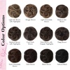 image:imageREECHO Space Bun Hair Pieces 2 PCS Mini Claw Clip in Messy amp Cat Ears Fake Hair Bun Extensions HB001 Wig Accessory Updo Hairpieces for Women Pack of 235 Wavy Black BrownDark Brown with Copper Highlights