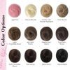 image:imageREECHO Space Bun Hair Pieces 2 PCS Mini Claw Clip in Messy amp Cat Ears Fake Hair Bun Extensions HB001 Wig Accessory Updo Hairpieces for Women Pack of 235 Wavy Black BrownCool Dark Brown