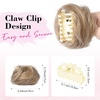 image:imageREECHO Space Bun Hair Pieces 2 PCS Mini Claw Clip in Messy amp Cat Ears Fake Hair Bun Extensions HB001 Wig Accessory Updo Hairpieces for Women Pack of 235 Wavy Black BrownDark Blonde