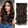 Chocolate Brown with Highlights