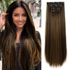 Dark Brown with Highlights