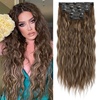Chocolate Brown with Blonde Highlights