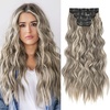 Ash Brown with Platinum Blonde Highlights