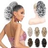 Grey with White Ends