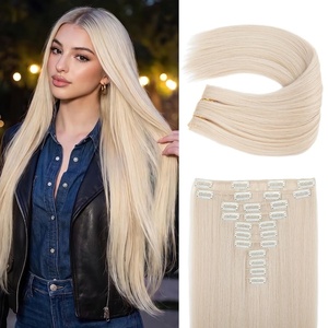 image:imageREECHO Hair Extensions 11PCS Clip in Hair Extensions 28 Long Straight hair extensions HE005 Natural Soft Synthetic Hairpieces for Women BlackBlonde