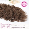 image:imageREECHO Clip in Hair Extensions 4PCS Blonde Hair Extensions 24 Thick Long Beach Waves Invisible Lace Weft Natural Soft Hairpieces for Women  Natural BlondeGinger Brown